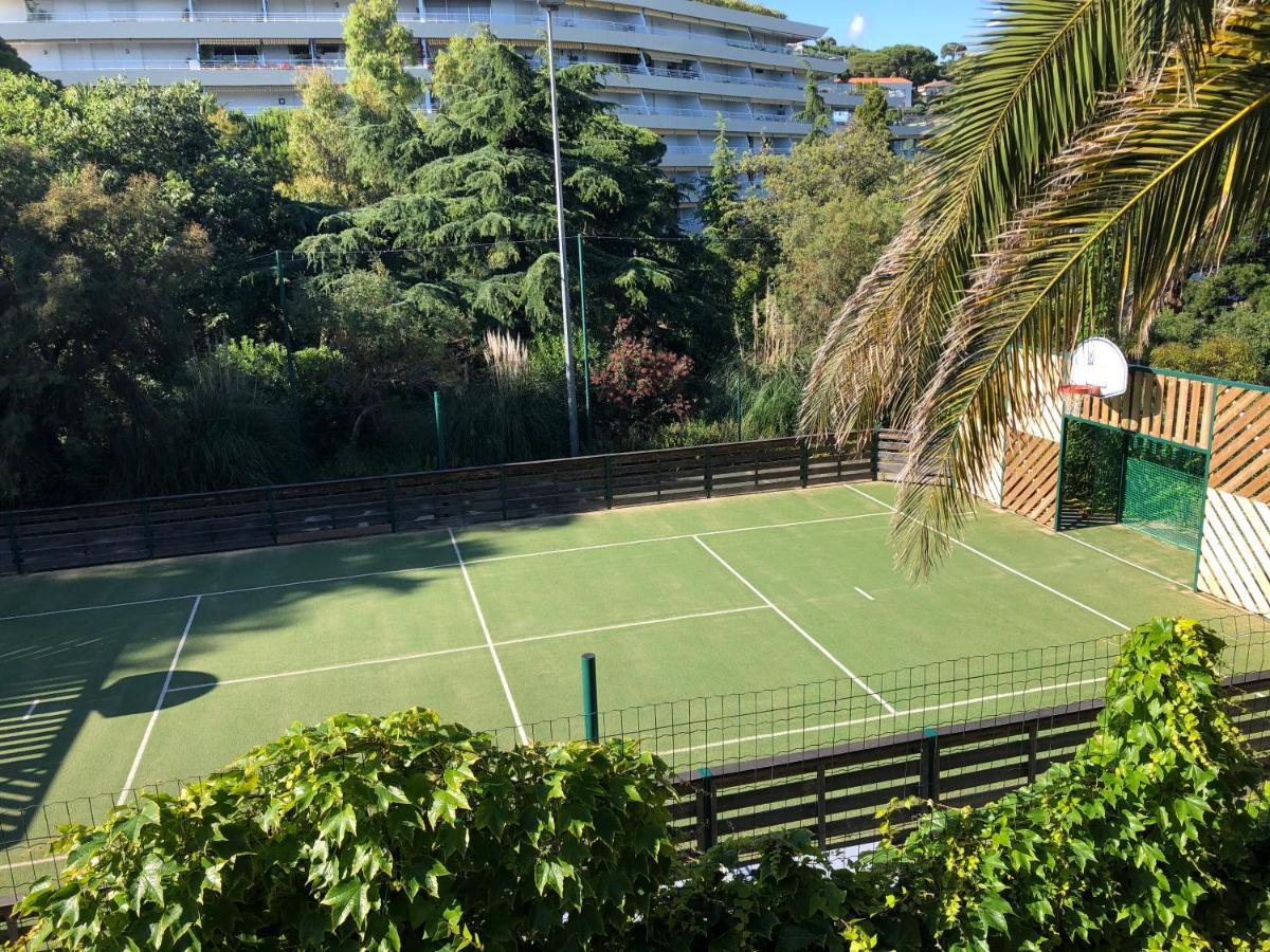 Duplex vue mer spendide, terrasse piscine jardins parking Cannes Buitenkant foto